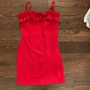 NWT Forever 21 red bodycon dress Size S